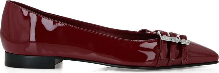 Philipp Plein Skull-embellished ballet flats