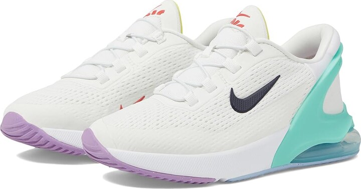 Nike Kids Air Max 270 Go (Little Kid) (Summit White/Obsidian/Emerald Rise)  Boy's Shoes - ShopStyle