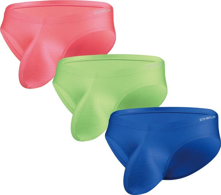 ZUOLAIYIN Mens Bulge Enhancing Underwear Enhancer Briefs with Pouch ...