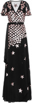 Thumbnail for your product : Temperley London Starlet Sequined Georgette Wrap Gown