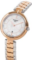 Thumbnail for your product : Tissot T0942102211100 Women's Flamingo Date Two Tone Bracelet Strap Watch, Rose Gold/Silver