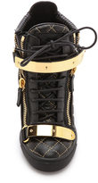 Thumbnail for your product : Giuseppe Zanotti Quilted Lorenz Sneakers