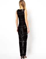 Thumbnail for your product : ASOS Jumpsuit in Check Velvet