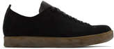 Thumbnail for your product : Feit Black Suede Hand-Sewn Latex Low Sneakers