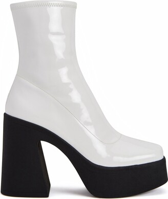 katy perry white boots