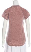 Thumbnail for your product : Etoile Isabel Marant Semi-Sheer Scoop Neck T-Shirt