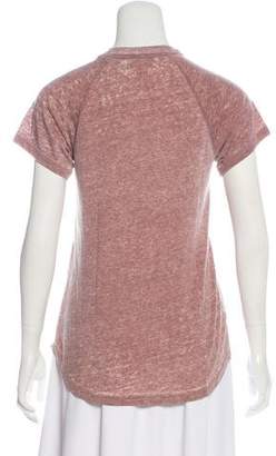 Etoile Isabel Marant Semi-Sheer Scoop Neck T-Shirt