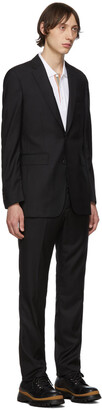 Burberry Black Wool Classic Suit