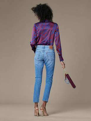 Diane von Furstenberg Levi's 501 Skinny Jeans