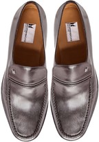 Thumbnail for your product : Moreschi Bonn Dark Brown Lambskin Loafer Shoes