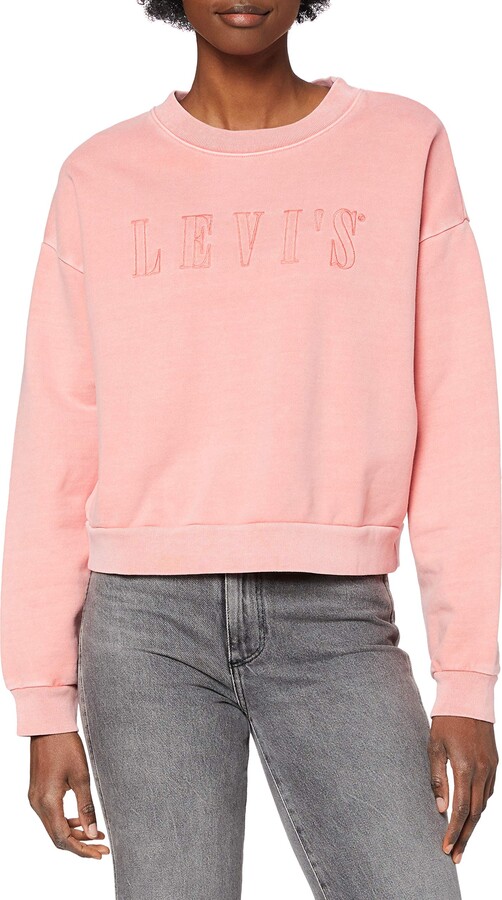 pink levis sweatshirt