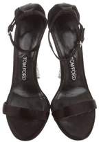 Thumbnail for your product : Tom Ford Satin Embellished Sandals
