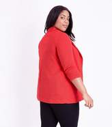 Thumbnail for your product : New Look Curves Red Longline Blazer