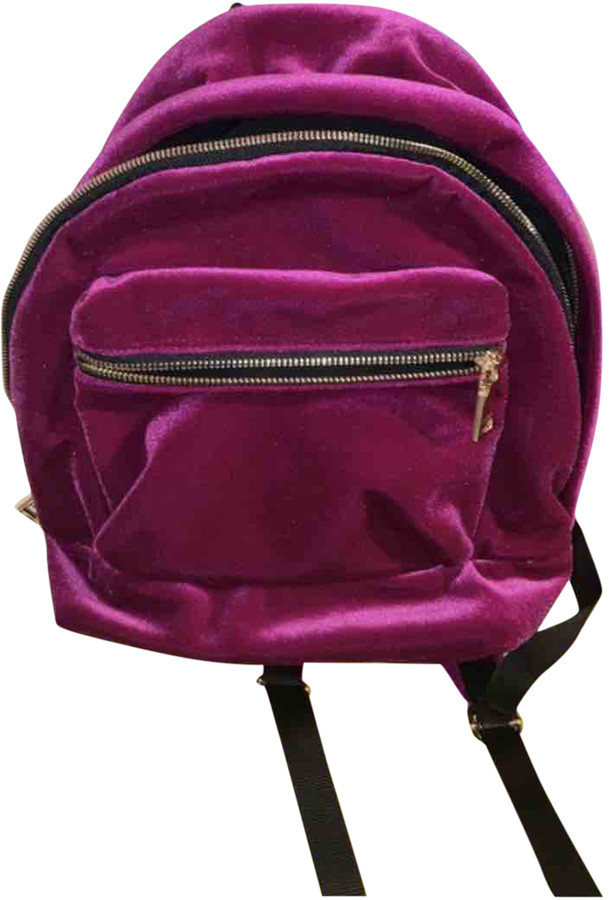 Sandro Pink Velvet Backpacks - ShopStyle