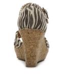 Thumbnail for your product : White Mountain Outshine Zebra Wedge Sandal