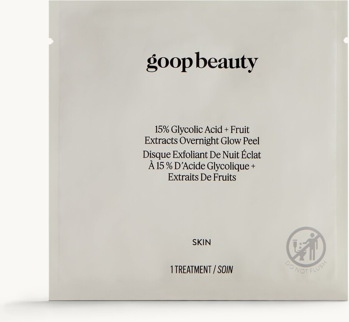 goop Beauty 15% Glycolic Acid Overnight Glow Peel 12-pack