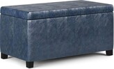 Thumbnail for your product : Simpli Home Dover Storage Ottoman Bench