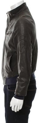 Yigal Azrouel Leather Zip-Up Jacket