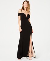 Thumbnail for your product : City Studios Juniors' Off-The-Shoulder Gown