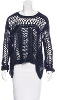 Thumbnail for your product : Theyskens' Theory Linen Crochet Sweater