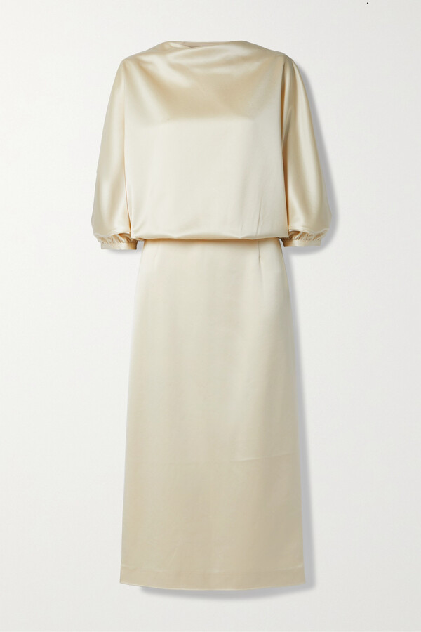 Totême Women's White Dresses | ShopStyle