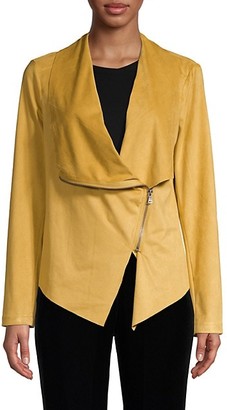 vigoss suede wrap jacket