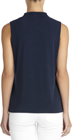 Thumbnail for your product : Jones New York Split Neck Blouse with Pleats