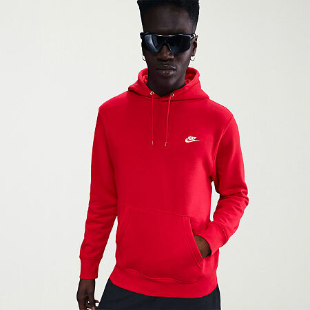Nike Club Mens Long Sleeve Hoodie