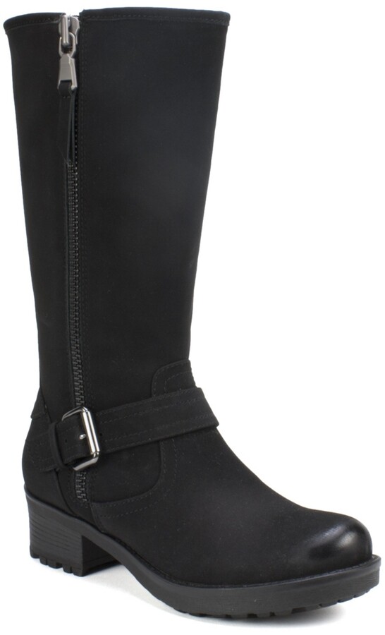 white mountain booties black