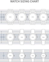 Thumbnail for your product : Skagen Women's Crystal Striped Mesh Bracelet Watch