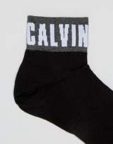 Thumbnail for your product : Calvin Klein Icon Logo Quarter Socks
