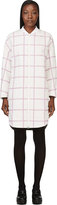 Thumbnail for your product : 3.1 Phillip Lim White & Lilac Grid Bomber Coat