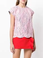 Thumbnail for your product : MSGM floral lace top