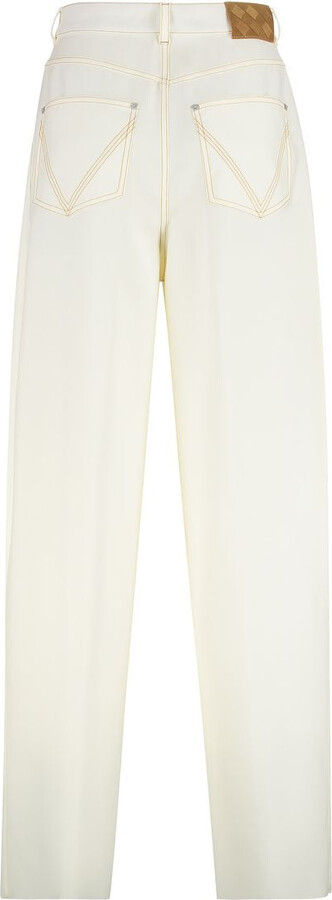 Bottega Veneta Denim Wide Leg Trousers
