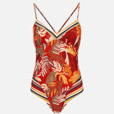 Thumbnail for your product : MinkPink Women's Monsoon Leaves Splice One Piece Swimsuit