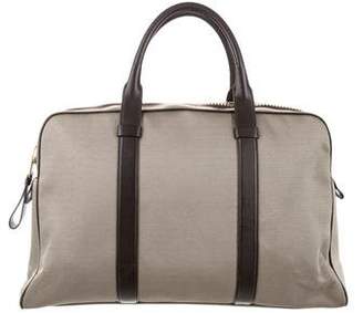 Tom Ford Buckley Canvas Flat Trapeze Briefcase