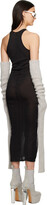 Thumbnail for your product : Rick Owens Black Mini Rib Maxi Dress