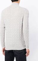 Thumbnail for your product : N.Peal Cashmere Cable-Knit Jumper