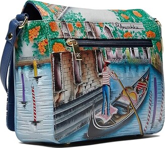 Anuschka Medium Flap Crossbody - 683 (Venetian Story) Handbags