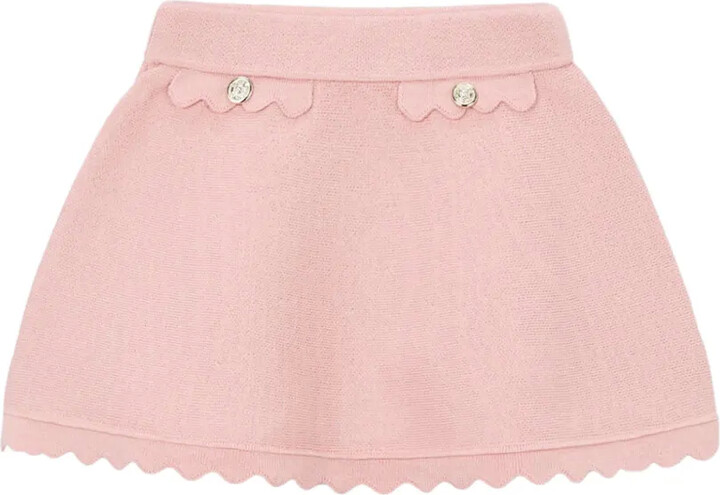 Mayoral A-line scalloped skirt