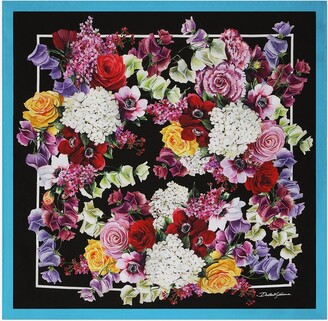 Dolce & Gabbana Floral-Print Silk Scarf - ShopStyle Scarves & Wraps