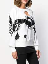 Thumbnail for your product : Diesel distressed printed sweatshirt
