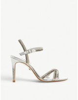 Thumbnail for your product : Dune Magdalena metallic diamante-embellished sandals
