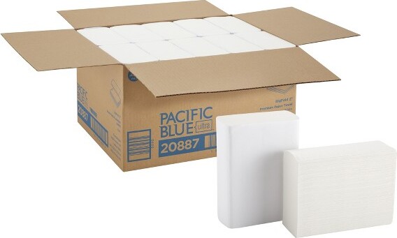 Pacific Blue Ultra PacificBlueUltraZ-FoldPaperTowelWhite220Towels1Pack