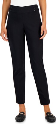 JM Collection Petite Studded Pull-On Pant  Pants for women, Jm collection,  Casual trousers