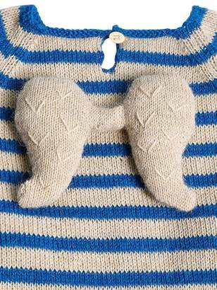 Oeuf Angel Striped Baby Alpaca Knit Sweater