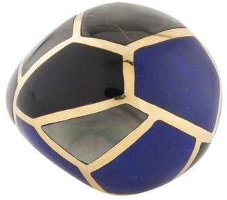 Ippolita Mother of Pearl, Lapis Lazuli & Onyx Dome Ring