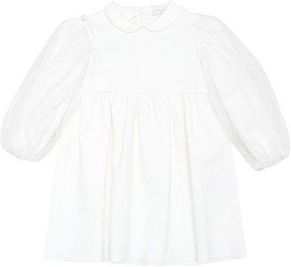 Il Gufo Baby tulle-trimmed dress