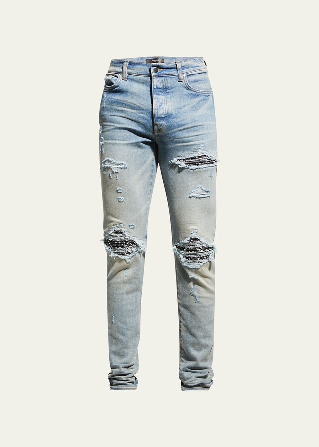 Amiri Men's MX1 Repaired Skinny Jeans - ShopStyle