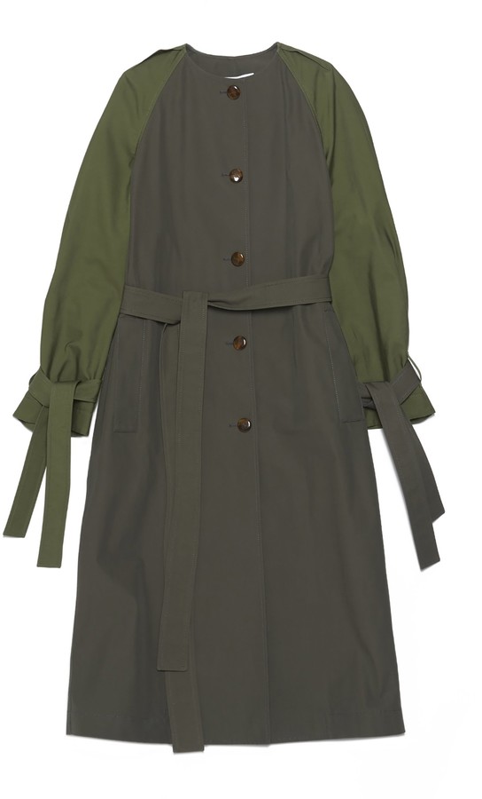 Loewe Raglan Sleeve Trench Coat ShopStyle